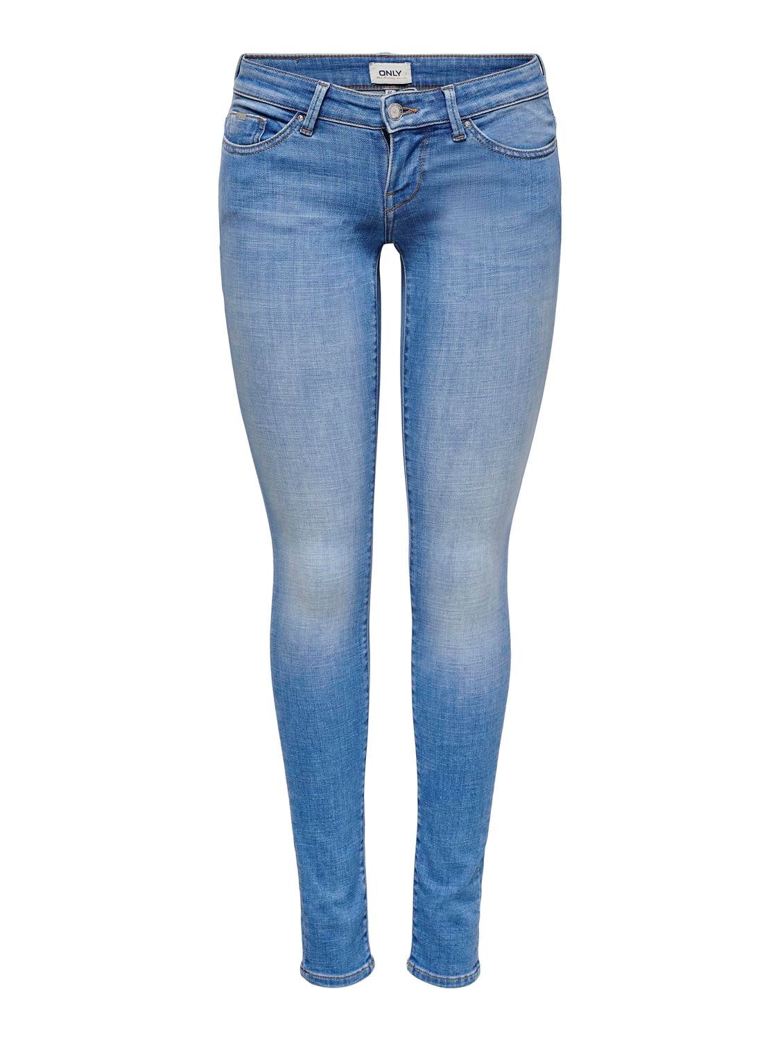 Mode Spijkerbroeken Low Rise jeans only blue denim Low Rise jeans blauw casual uitstraling 
