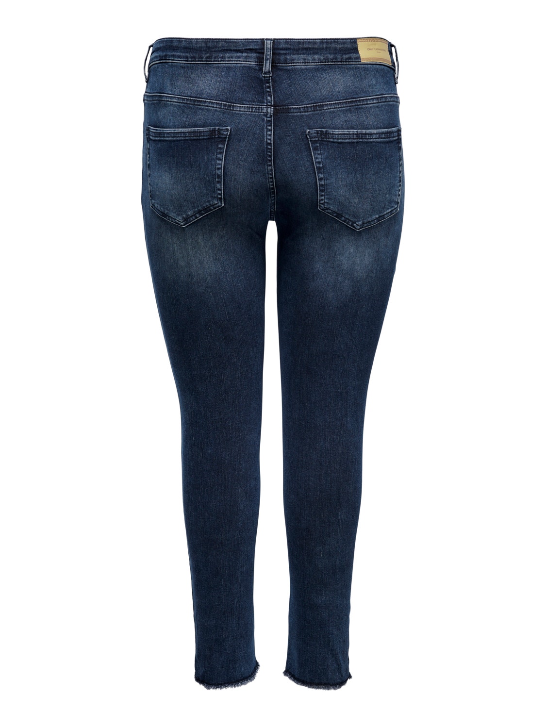 ONLY Curvy CARWilly life reg Skinny fit jeans -Blue Black Denim - 15246848