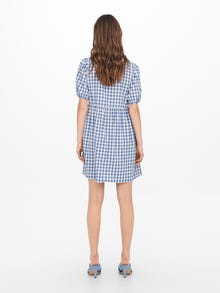 ONLY Normal geschnitten V-Ausschnitt Langes Kleid -Palace Blue - 15246859