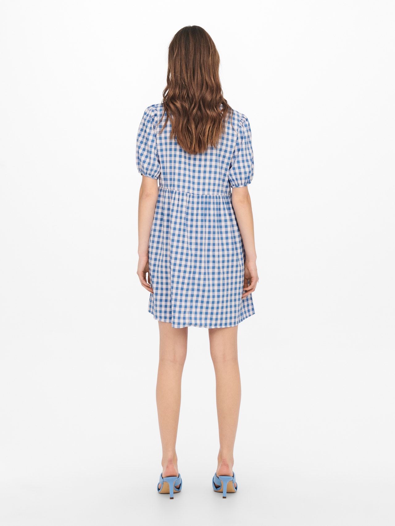 ONLY Puff sleeve Dress -Palace Blue - 15246859