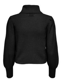 ONLY Rullekrage Strikket pullover -Black - 15246867