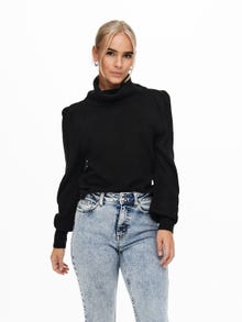 ONLY Rollneck Knitted Pullover -Black - 15246867