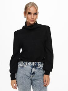 ONLY Col roulé Pull en maille -Black - 15246867