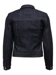 ONLY Short denim jacket -Dark Blue Denim - 15246900