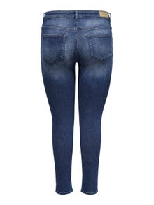 ONLY Curvy CarWilly reg Skinny fit jeans -Medium Blue Denim - 15247044
