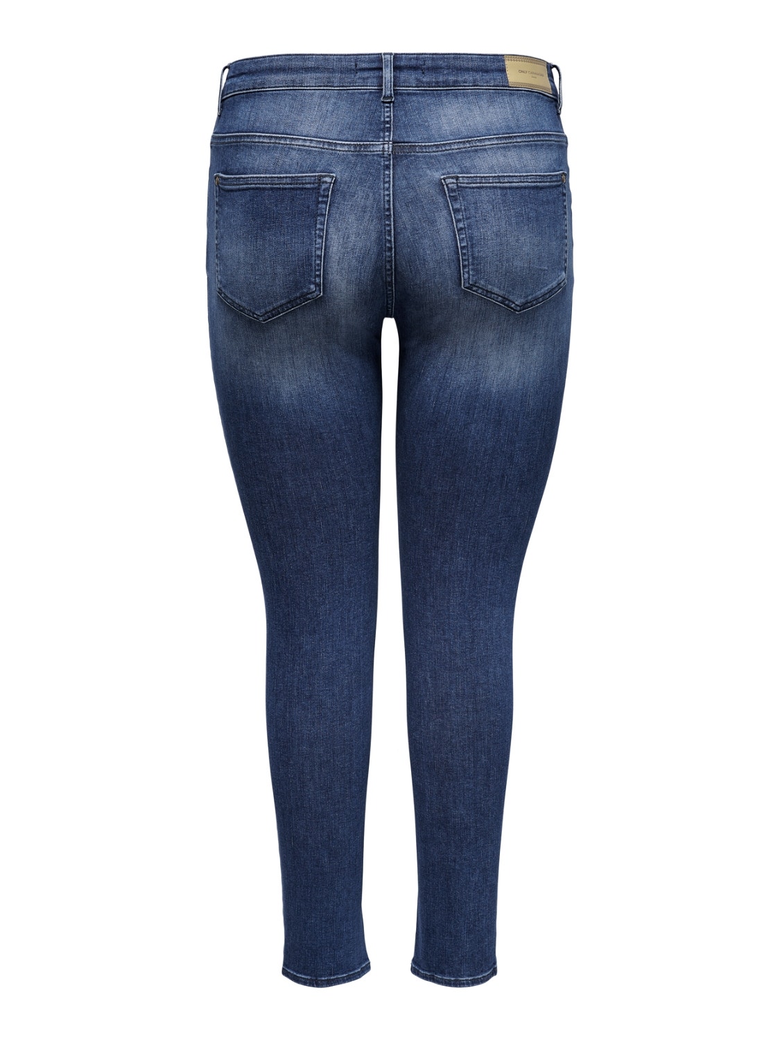 ONLY Curvy CarWilly reg Skinny jeans -Medium Blue Denim - 15247044