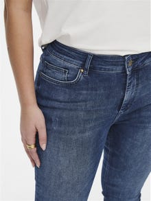 ONLY Skinny Fit Mid waist Jeans -Medium Blue Denim - 15247044