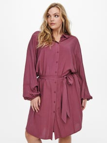 ONLY Relaxed Fit O-Neck Long dress -Renaissance Rose - 15247194