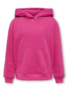 ONLY Sweat-shirts Loose Fit Col rond -Fuchsia Rose - 15247208