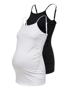 ONLY Mama 2-pack Cami -Black - 15247219