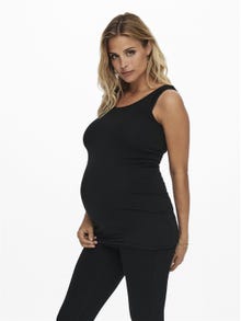 ONLY Mama long 2-pack Top -Black - 15247220