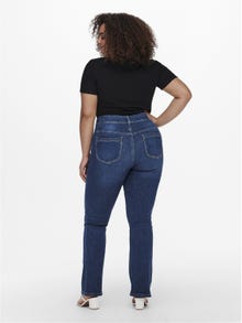 ONLY Jeans Flared Fit Taille haute Bootcut -Medium Blue Denim - 15247222