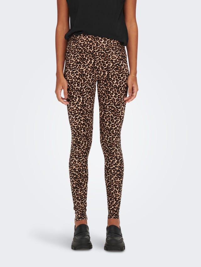 ONLY Mamma leopardprintet Leggings - 15247224