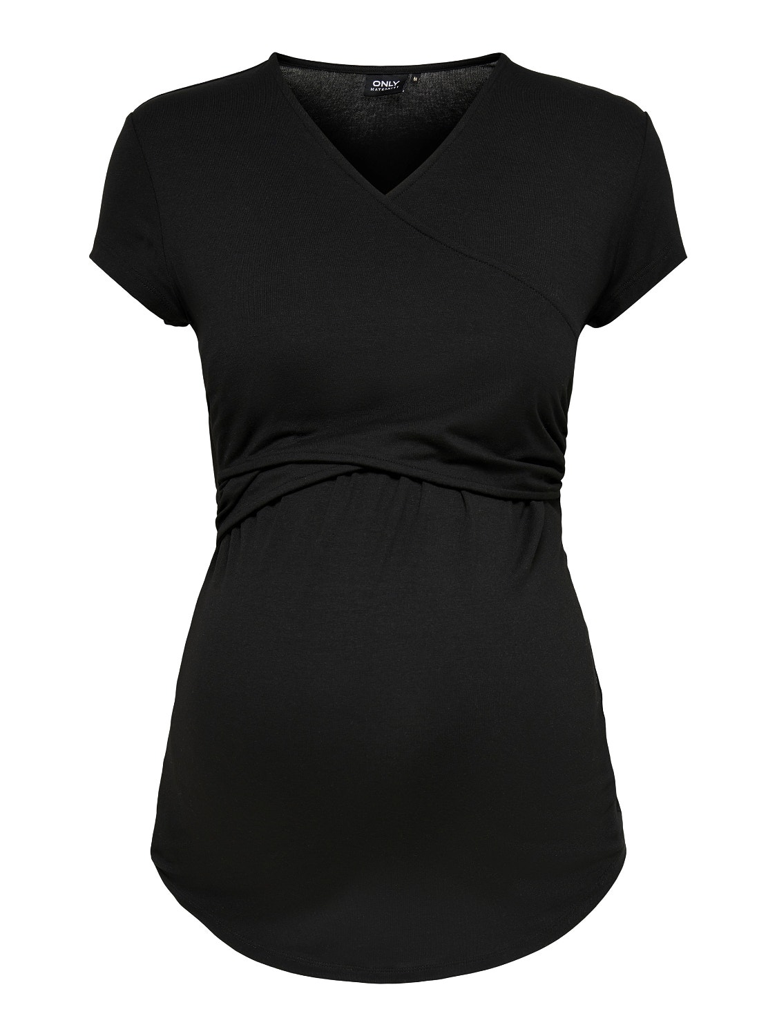 ONLY Standard Fit U-Neck T-Shirt -Black - 15247229