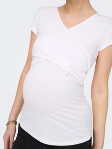 ONLY Mama portefeuille Top -White - 15247229
