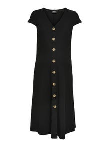 ONLY Mama knapdetalje kjole -Black - 15247235