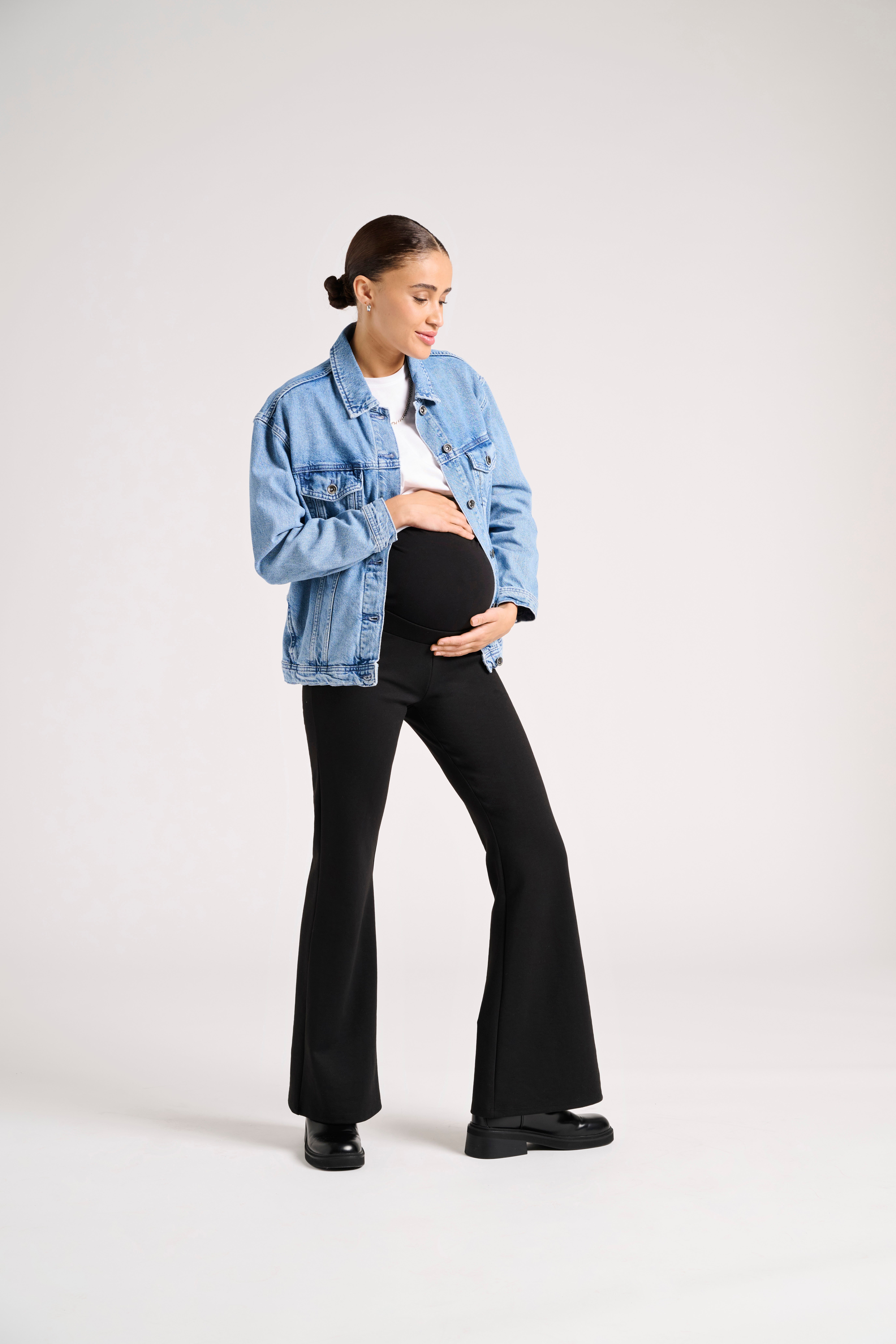 Olmfever Normal Geschnitten Hose Mit Weitem Beinschnitt