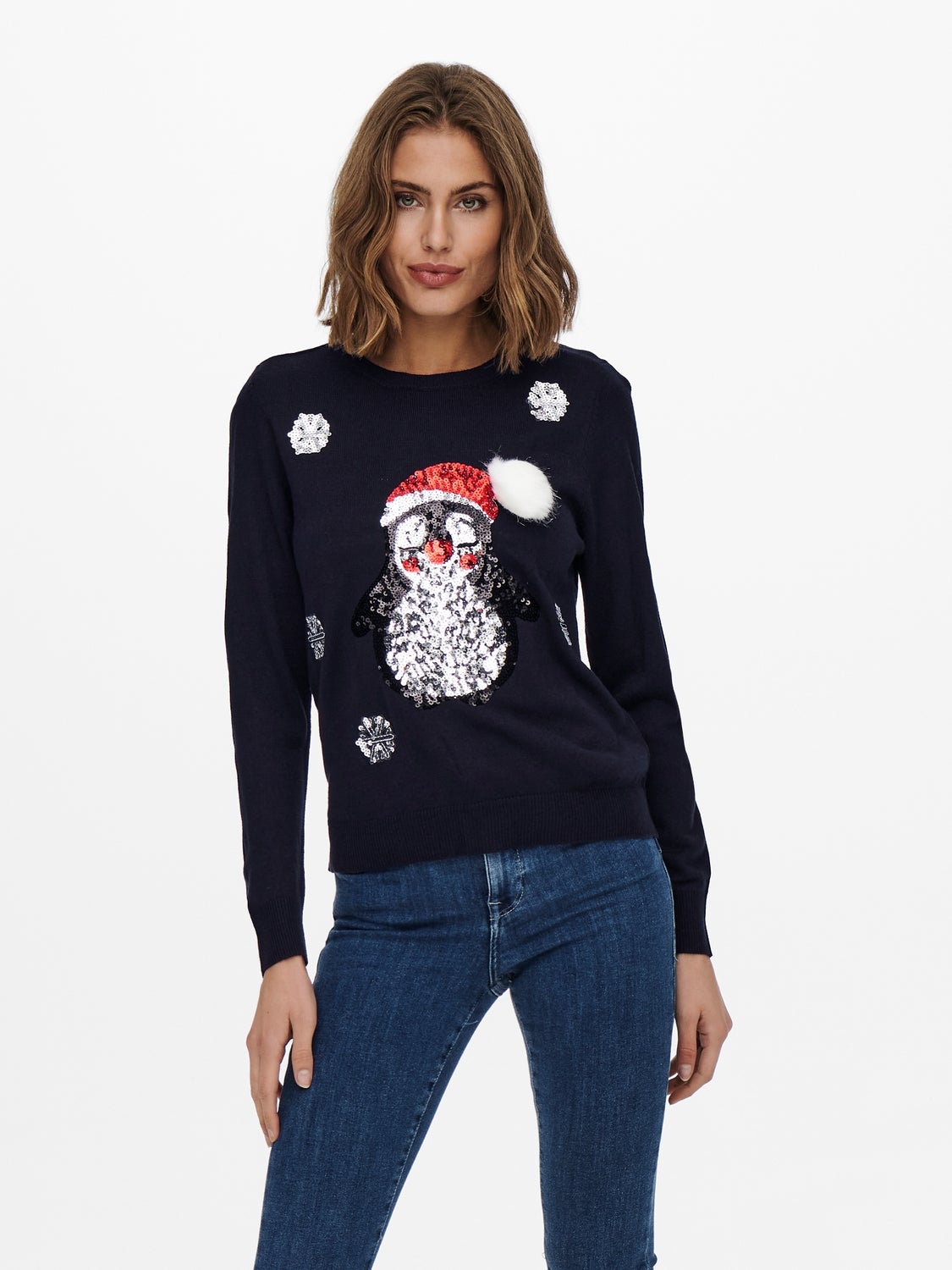 Christmas Jumper | Dark Blue | ONLY®
