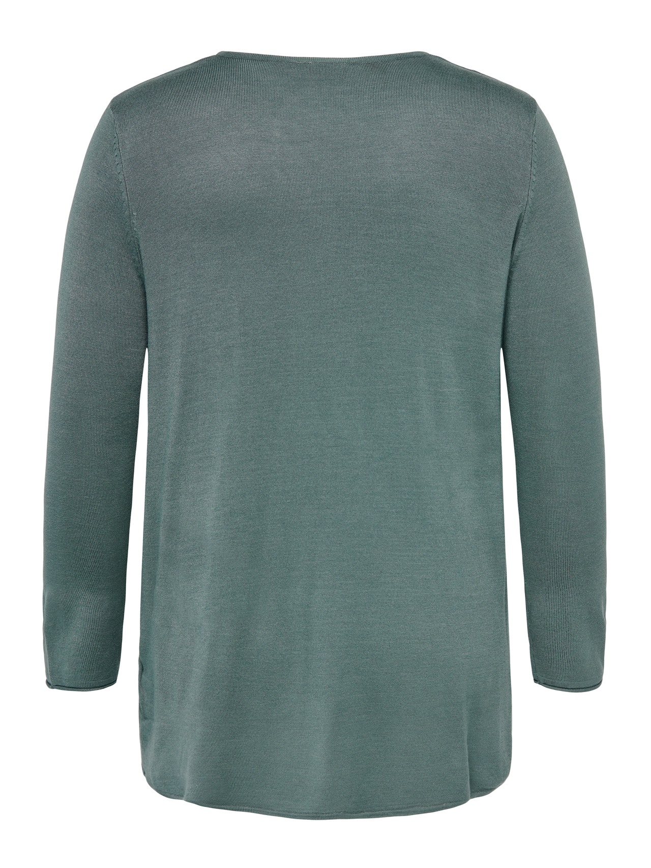 ONLY Curvy long Pullover -Balsam Green - 15247293