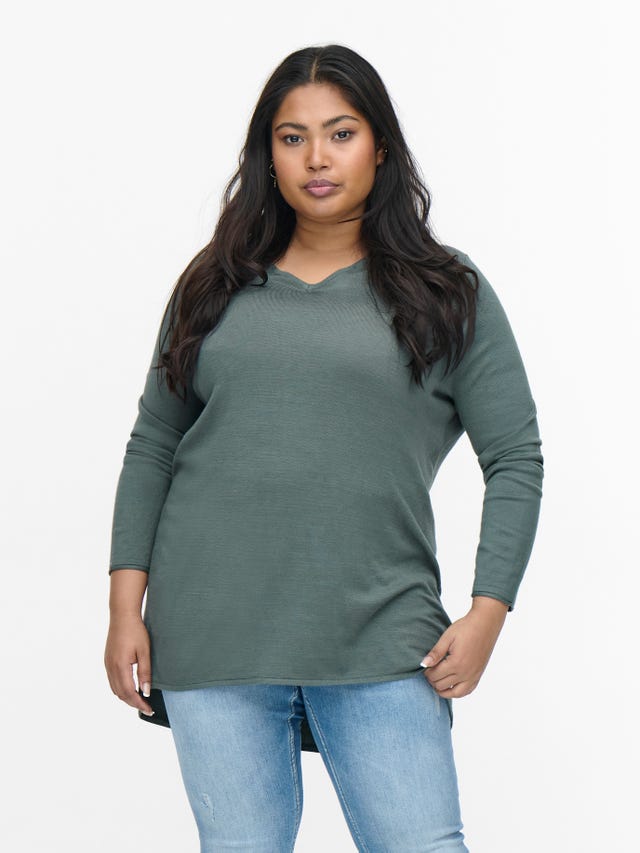 ONLY Curvy long Pullover - 15247293