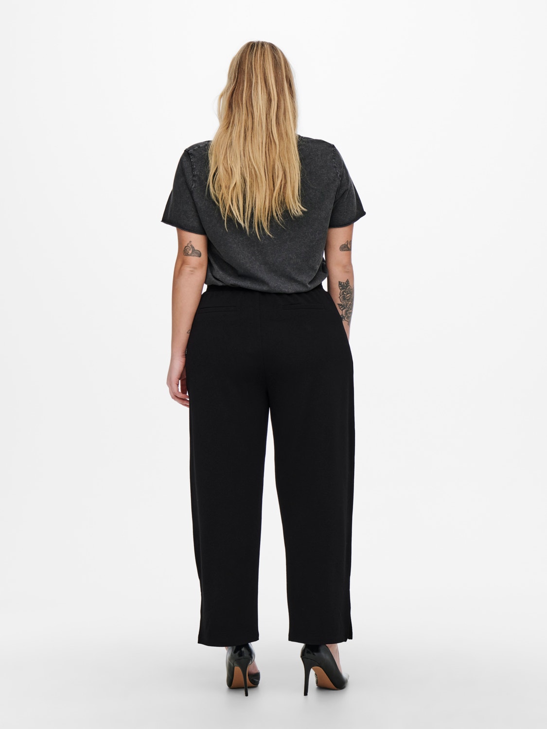 ONLY Tobilleros en tallas grandes Pantalones -Black - 15247324