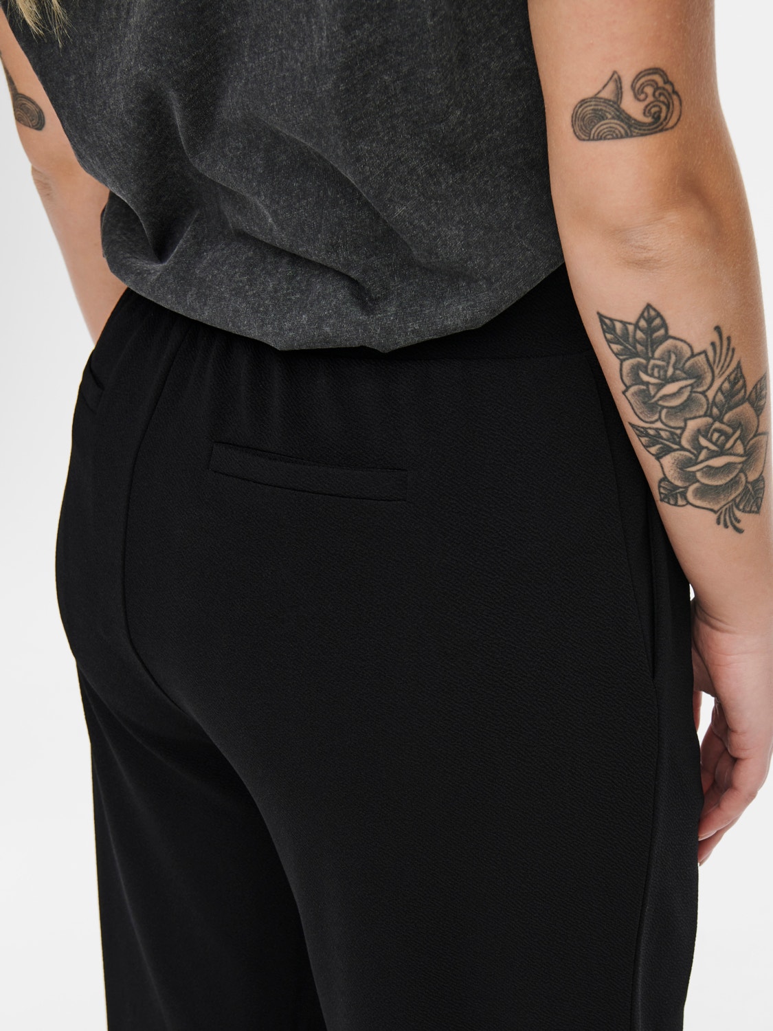 ONLY Tobilleros en tallas grandes Pantalones -Black - 15247324