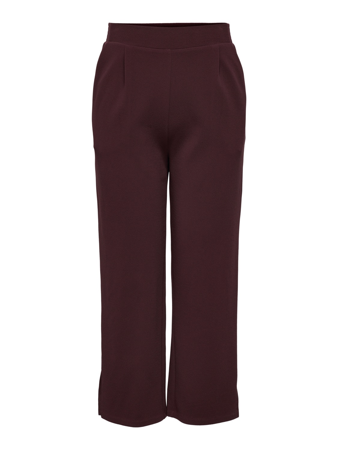 ONLY Curvy ankle Trousers -Vineyard Wine - 15247324