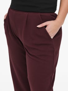 ONLY Regular Fit Trousers -Vineyard Wine - 15247324