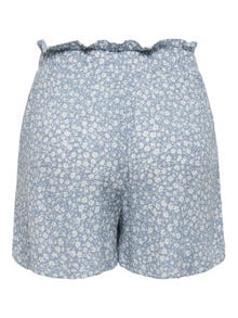 ONLY Paperbag-sydda Shorts -Cashmere Blue - 15247339