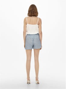 ONLY Paperbag Shorts -Cashmere Blue - 15247339