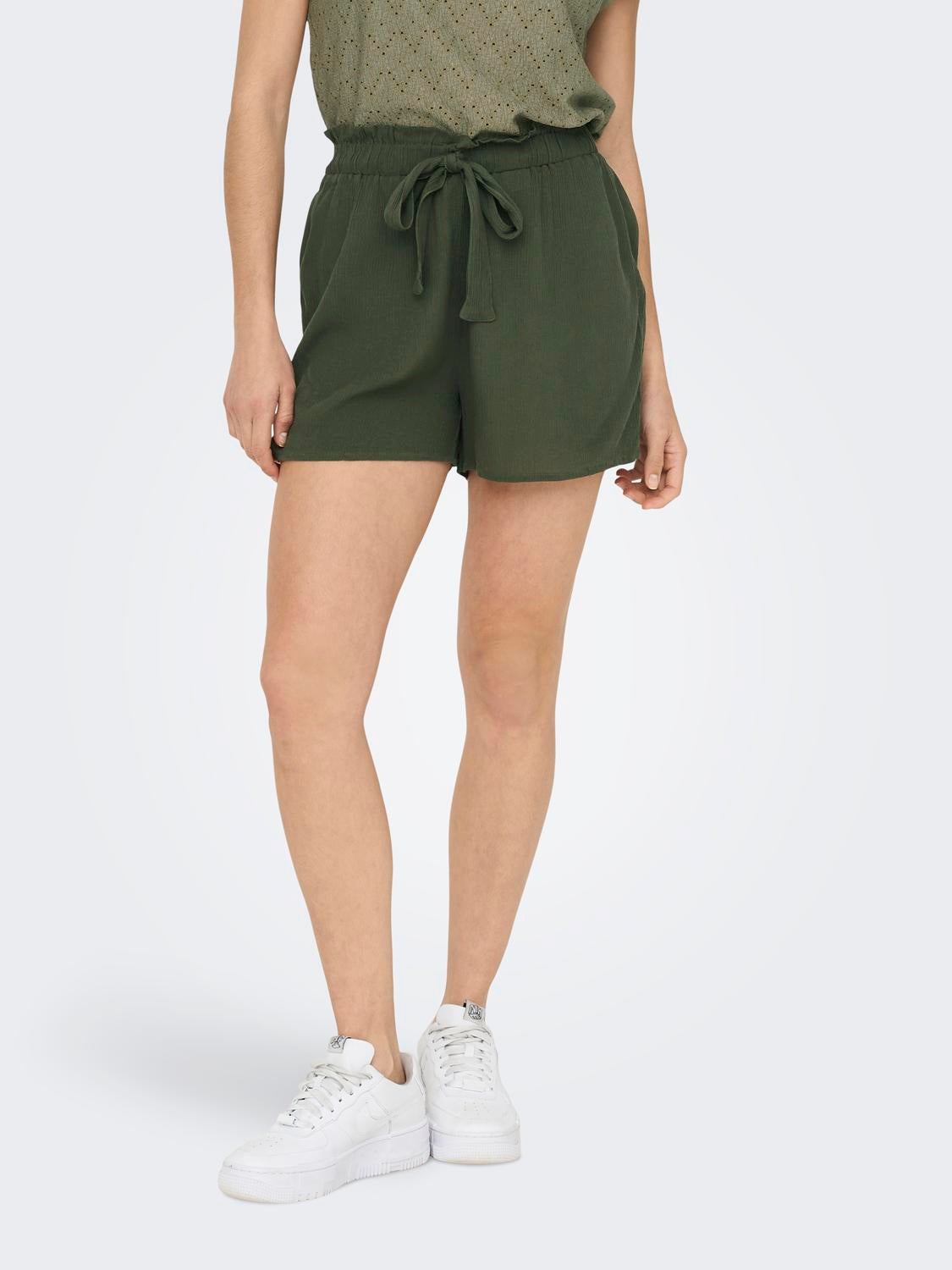 Khaki paper best sale bag shorts