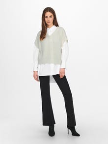 ONLY Pull-overs Col rond -Cloud Dancer - 15247478