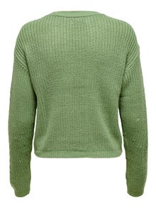 ONLY O-hals Pullover -Basil - 15247480