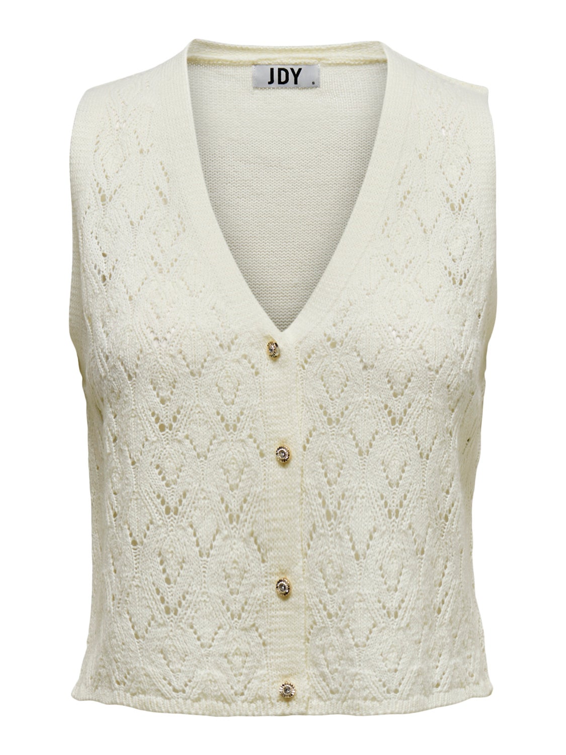 Detailed Knitted Waistcoat with 50 
