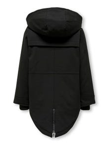 ONLY Hood Coat -Black - 15247590