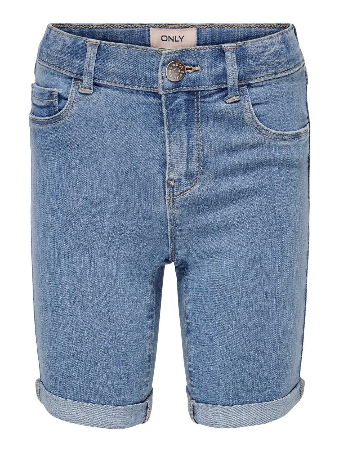 ONLY KOGRain long Denim shorts -Medium Blue Denim - 15247604