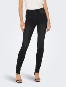 ONLY ONLRoyal Life Hw Skinny fit-jeans -Black Denim - 15247721