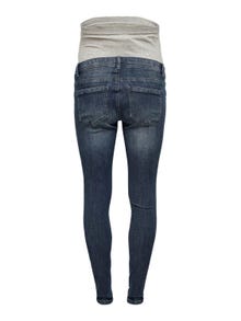ONLY Skinny Fit Mittlere Taille Jeans -Blue Black Denim - 15247845