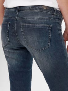 ONLY Skinny Fit Mittlere Taille Jeans -Blue Black Denim - 15247845