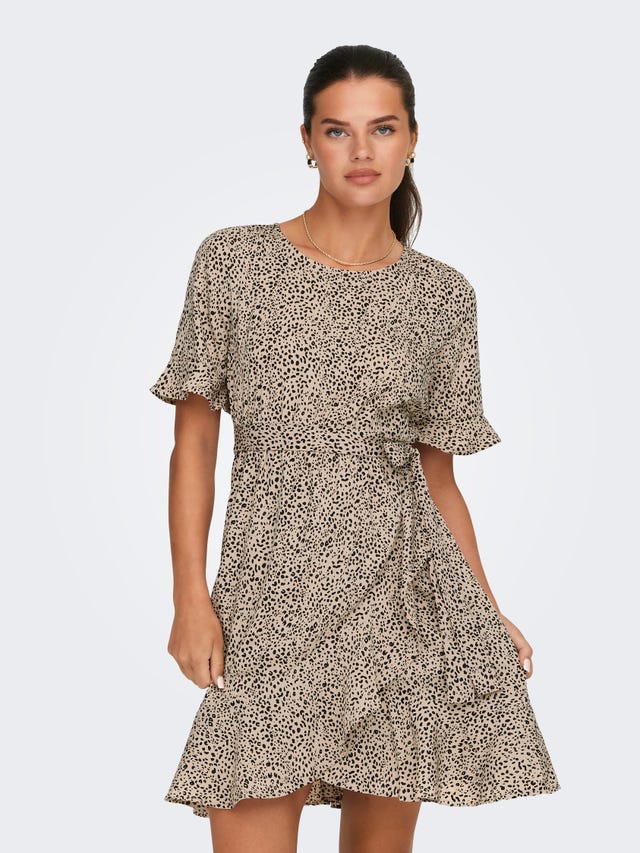 ONLY Patterned wrap dress - 15247954
