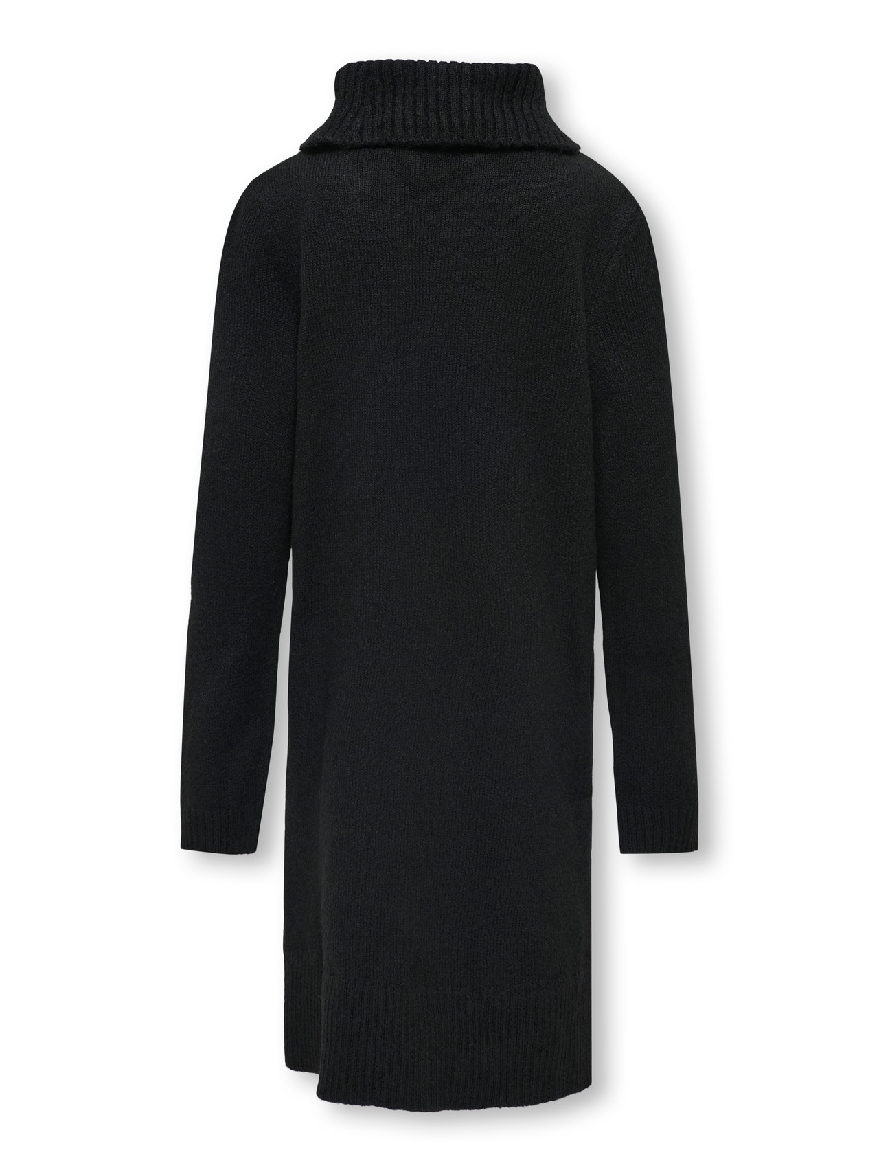 ONLY Roll neck Knitted Dress -Black - 15247958