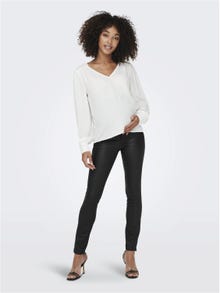 ONLY Skinny Fit Mittlere Taille Jeans -Black - 15248069