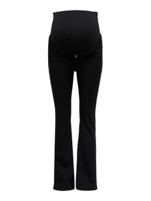 ONLY Jeans Flared Fit Taille haute -Black - 15248072