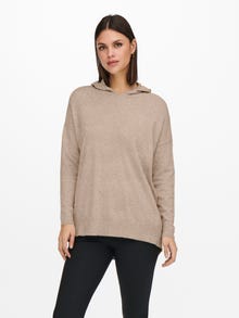 ONLY Hoodie Pullover -Beige - 15248242