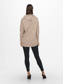 ONLY Hoodie Pullover -Beige - 15248242