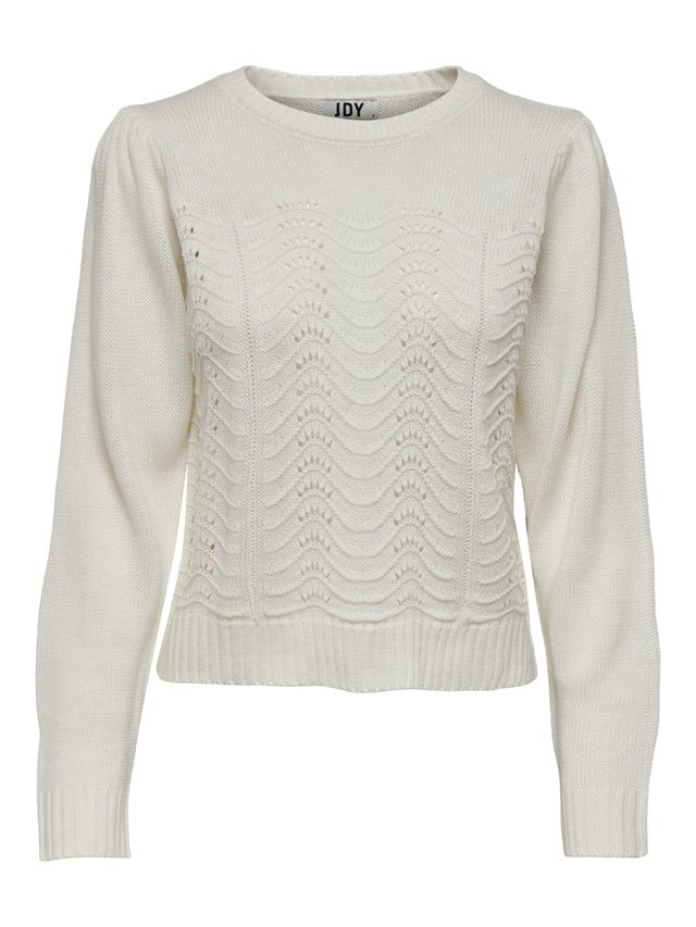 ONLY Textured Knitted Pullover - 15248335