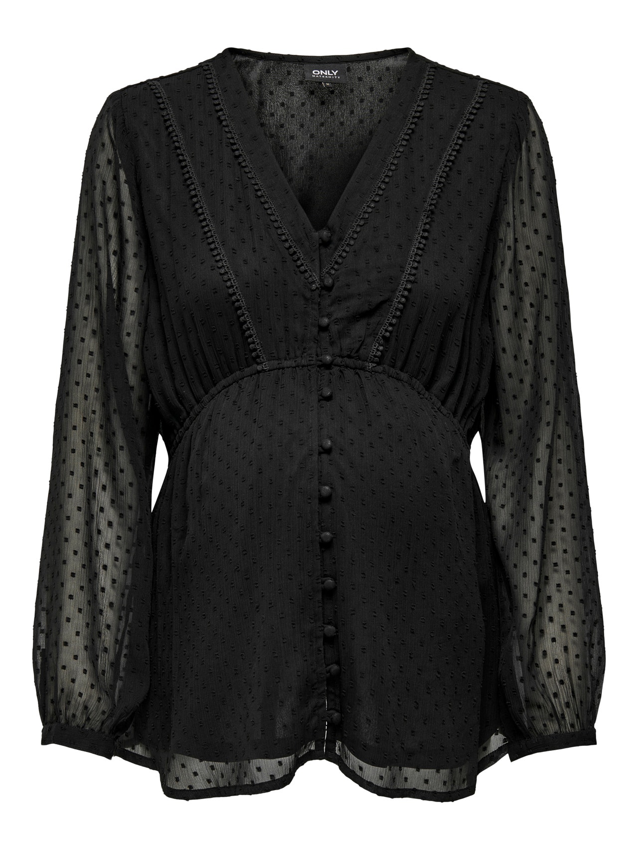 ONLY Mamma detaljert Skjorte -Black - 15248408