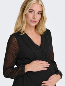 ONLY Mama gedetailleerd Overhemd -Black - 15248408
