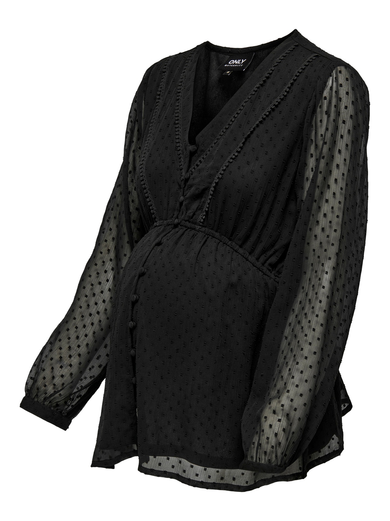 ONLY Mamma detaljert Skjorte -Black - 15248408