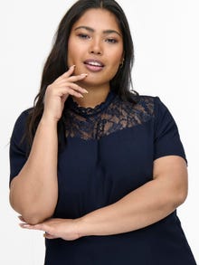 ONLY Curvy Lace Top -Night Sky - 15248436